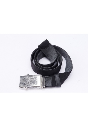 Prada black Pre-Loved Prada Black Nylon Belt, Long 85cm, with Dust Cover 6CDF8ACFCCFD98GS_1