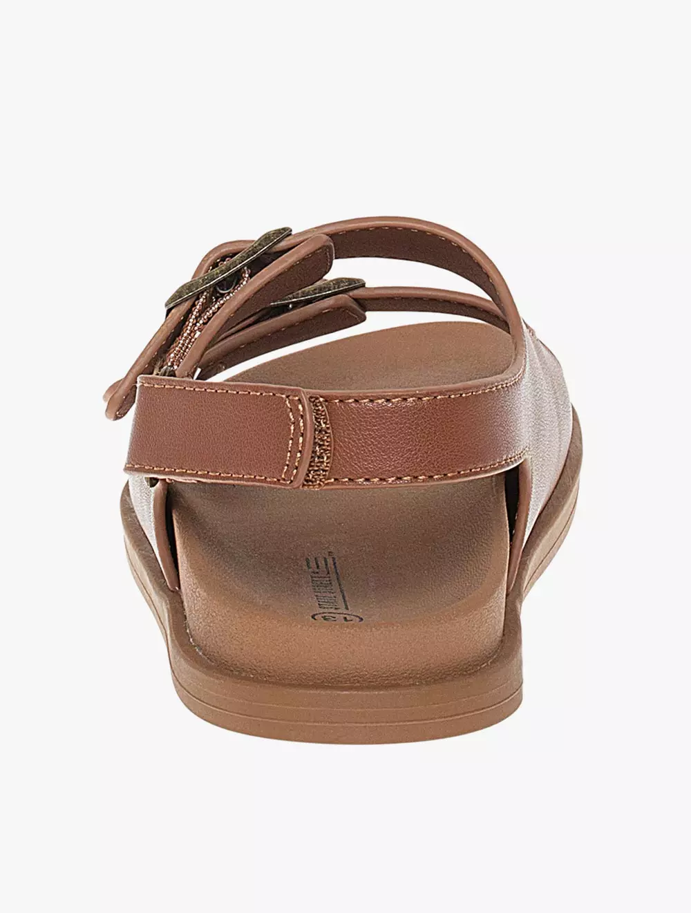 Payless State Street Childrens Luke Youth Sandals - Dark Brown_06