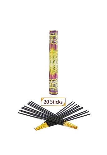 HEM GOOD FORTUNE Incense Sticks 20PCs in Hexagonal Box, India Handmade meditating(HI-GOOD-FORTUNE) 4AB81HLE831FFEGS_1