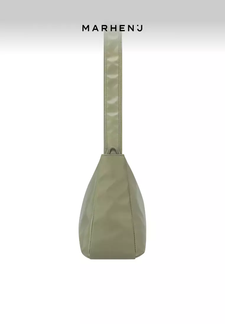 CIA L Nylon Crossbody Bag Sage Green