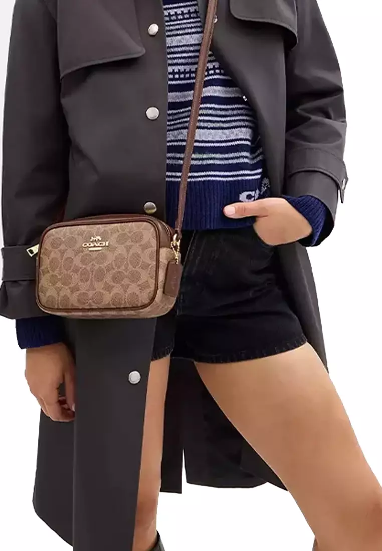 Mini Jamie Camera Bag In Signature Canvas CY752