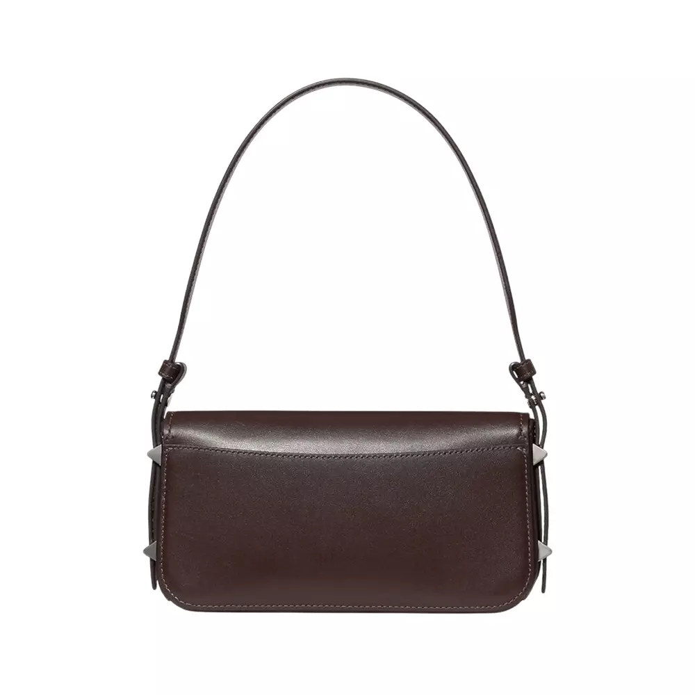 [7.7 SALEBRATION] Liv Small East West Shoulder Bag Hot Fudge