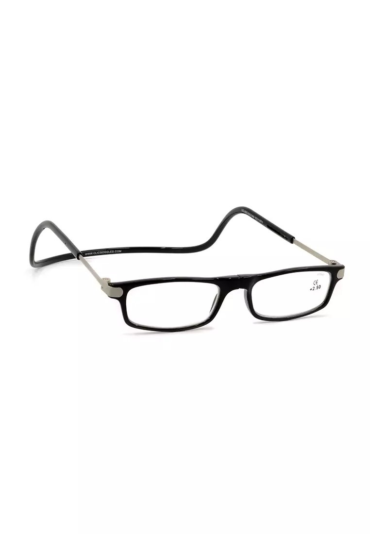 Evolution Magnetic (Black) +2.25 Reading Glasses for 52-54 Years Old
