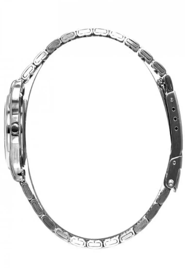 Swiss Military by Chrono Ladies Stainless Steel 3-Hand Silver Stainless Steel Watch SM34003.02