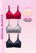 FREE NIPPLE SILICONE COVER - Red, Grey, Black
