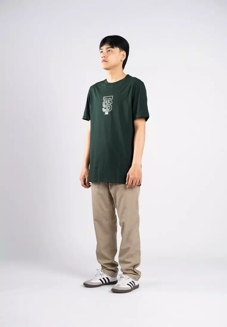 3Second Men's T-Shirt Short Sleeve Regular Fit Cotton Sporty Jinma C060725