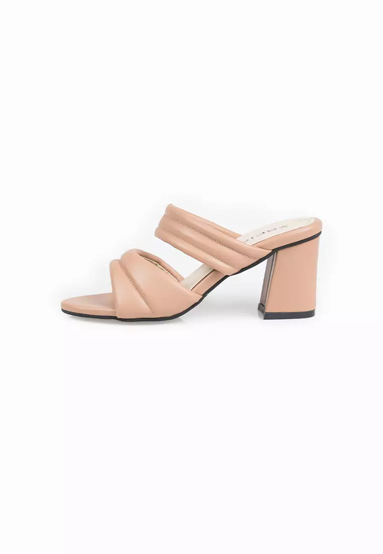 SEIS Hilary Sandal Heels Wanita Hak 7 cm-Mocca