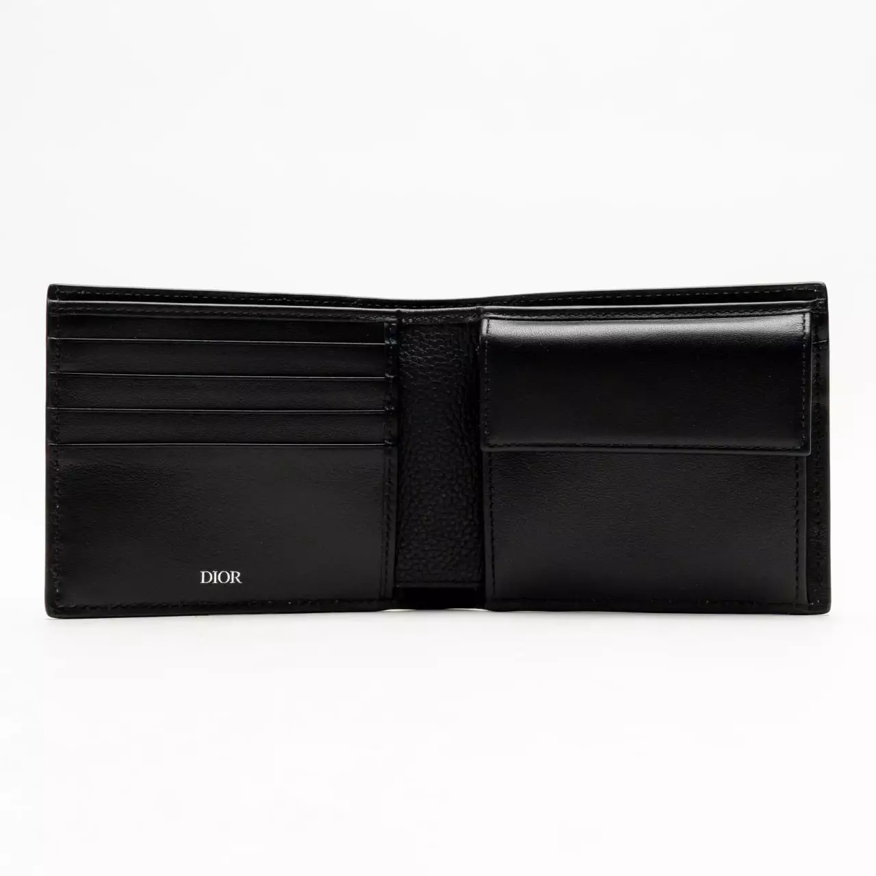 Jual Christian Dior Saddle Bifold Wallet Flap Coin Inside Grained