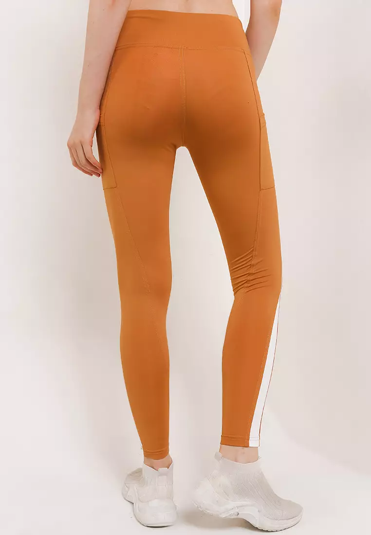 Celana Panjang Legging Olahraga Ladies Sport Long Pants Active Sport Olahraga Senam Yoga Pilates Gym Ketat Spandex