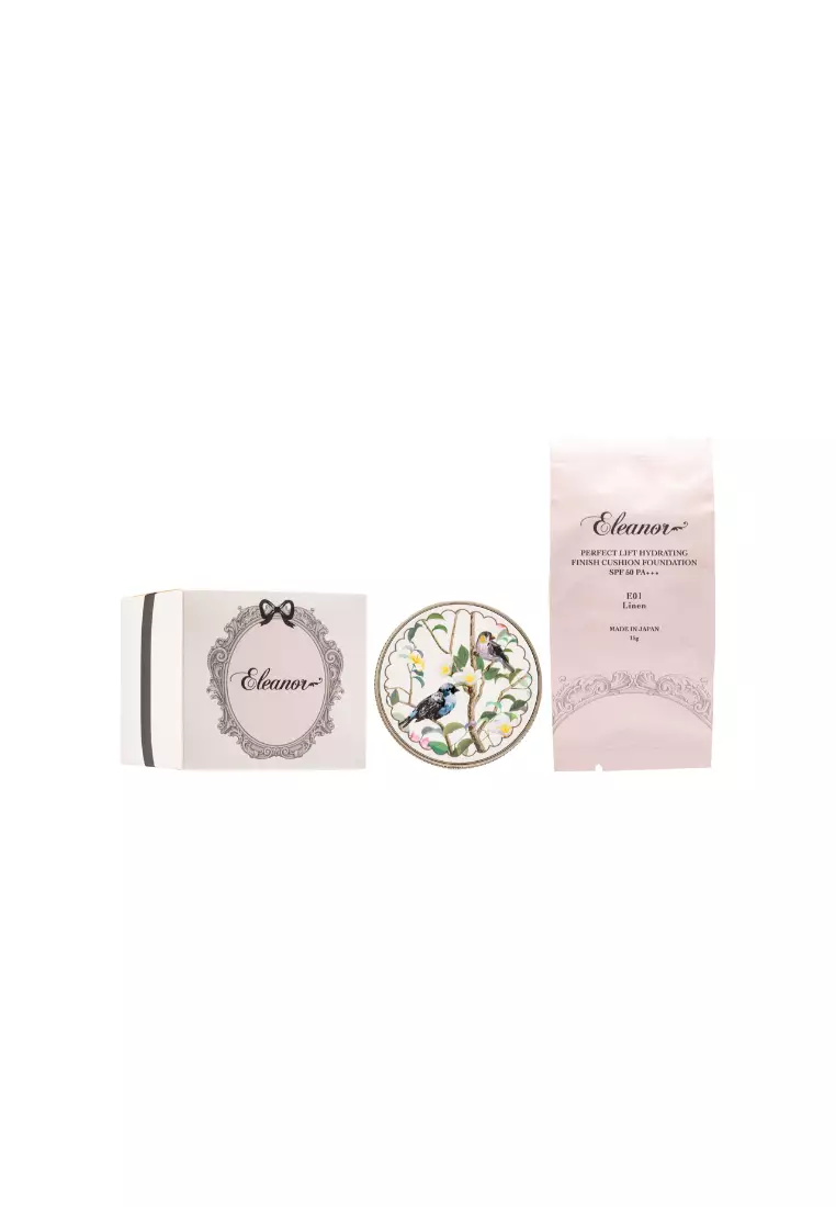 Eleanor Perfect Lift Hydrating Finish Cushion Foundation SPF 50+++ (2pcs) #01