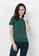 nicole green Nicole Round Neck Short Sleeve 100% Cotton Fitted Tee AC722AA694507BGS_1