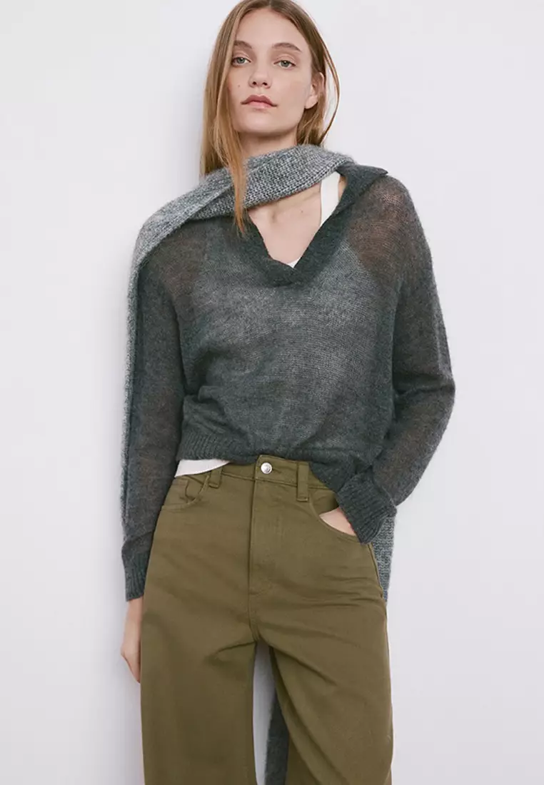 Mid-Rise Balloon Jeans
