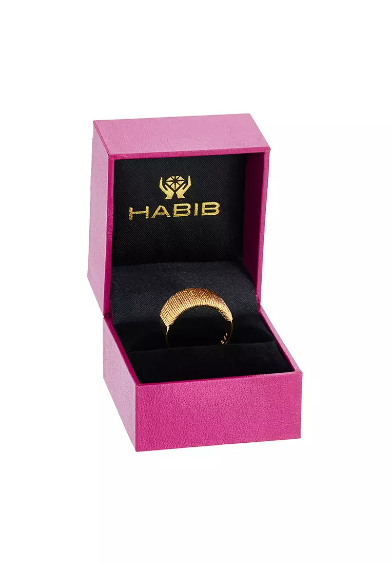 HABIB SICILIA | Oro Italia 916 Yellow Gold Ring GR57741224 (22K Gold)