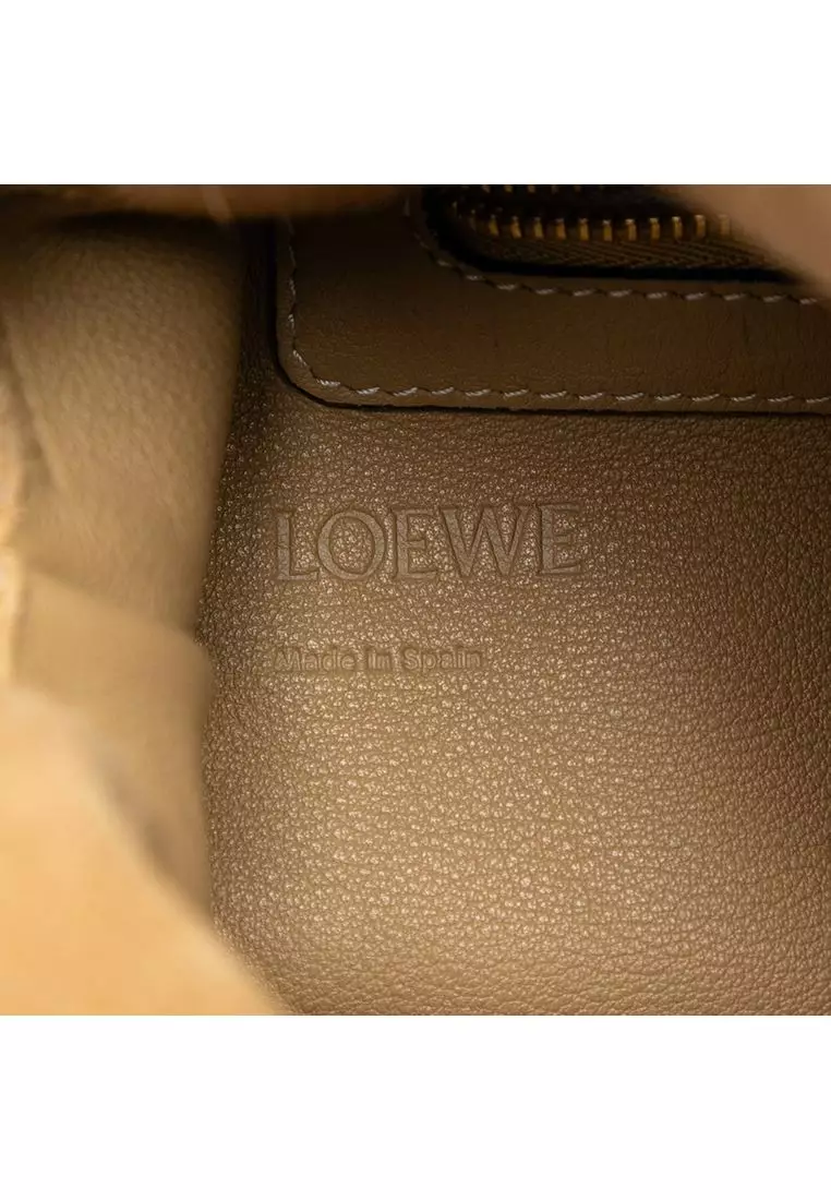 Pre-Loved Loewe Suede Flamenco Knot Crossbody