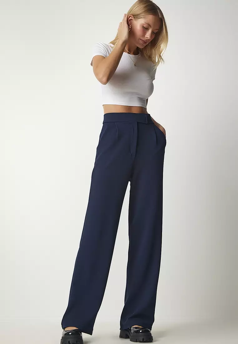 Tab Front Pants