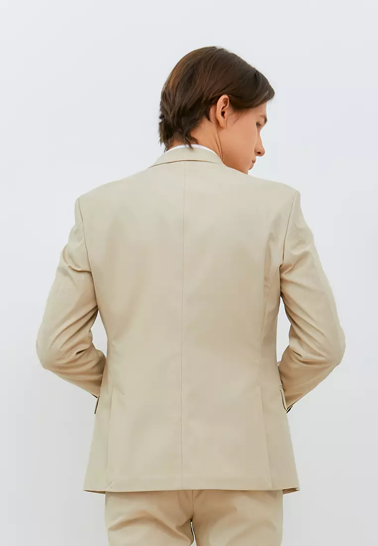 Jobb Torrance-T2 Jas Pria Slim Fit Light Khaki