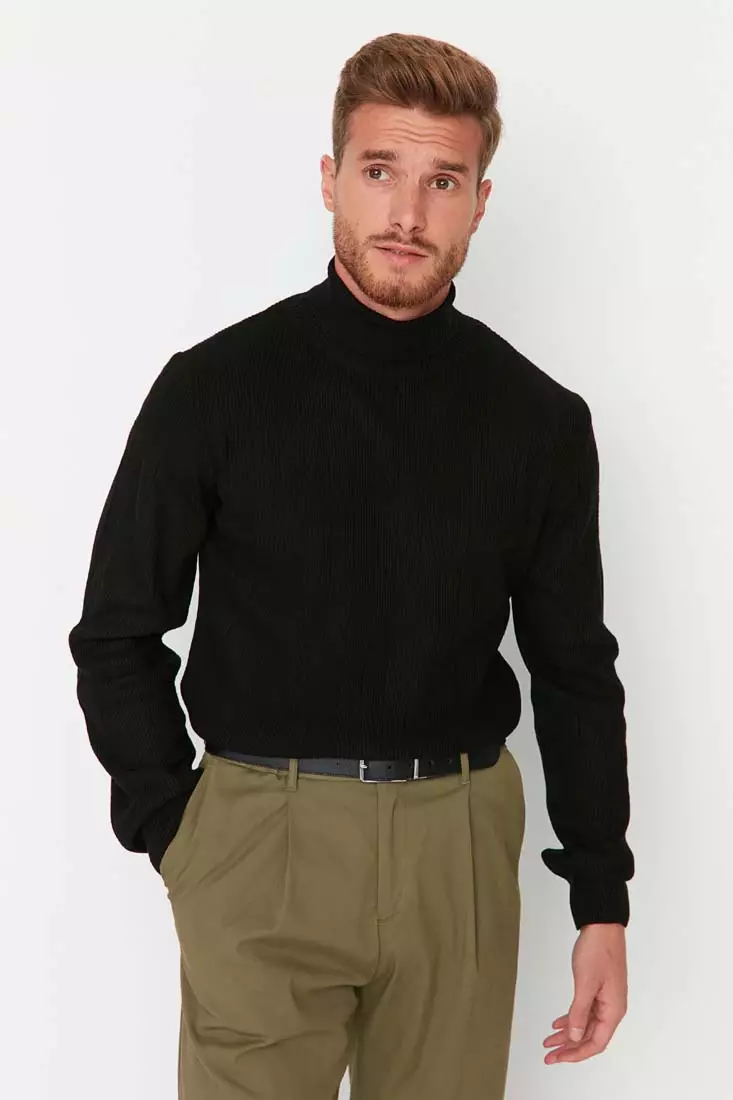 Next black polo sale neck jumper