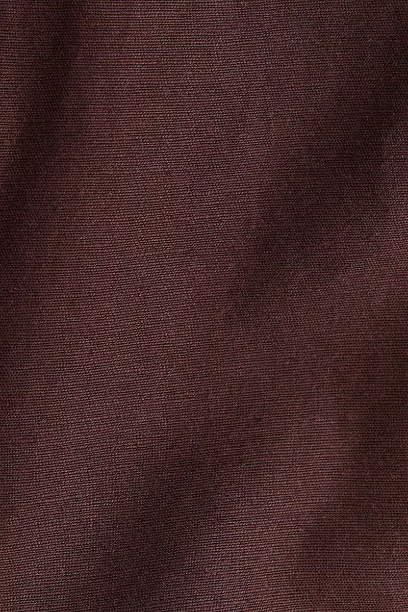 Tailored linen-blend trousers