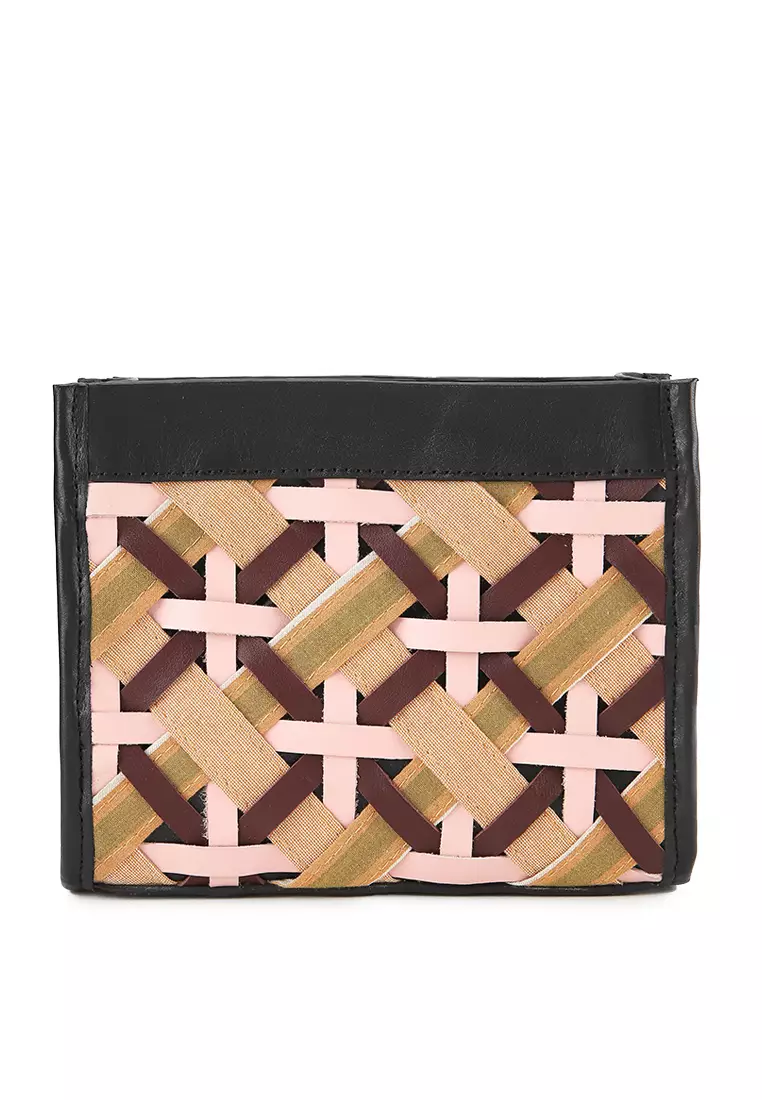 Agny Clutch - Tas Anyaman Clutch Wanita Kulit Asli - Premium Genuine Leather Bag