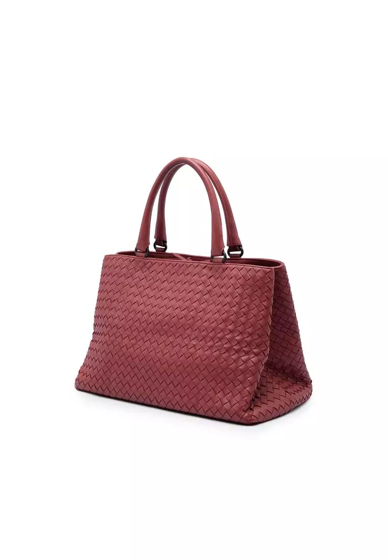 Pre-Loved Bottega Veneta Nappa Intrecciato Milano Tote