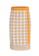 Urban Revivo orange Contrast Trim Fringe Hem Knit Skirt D1A98AA96EE9ACGS_5