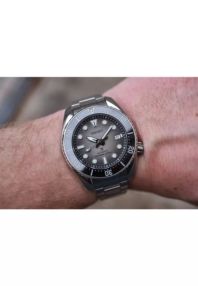 Seiko Prospex SPB323J1 - King Sumo Automatic Divers 200m - Grey Dial - Stainless Steel
