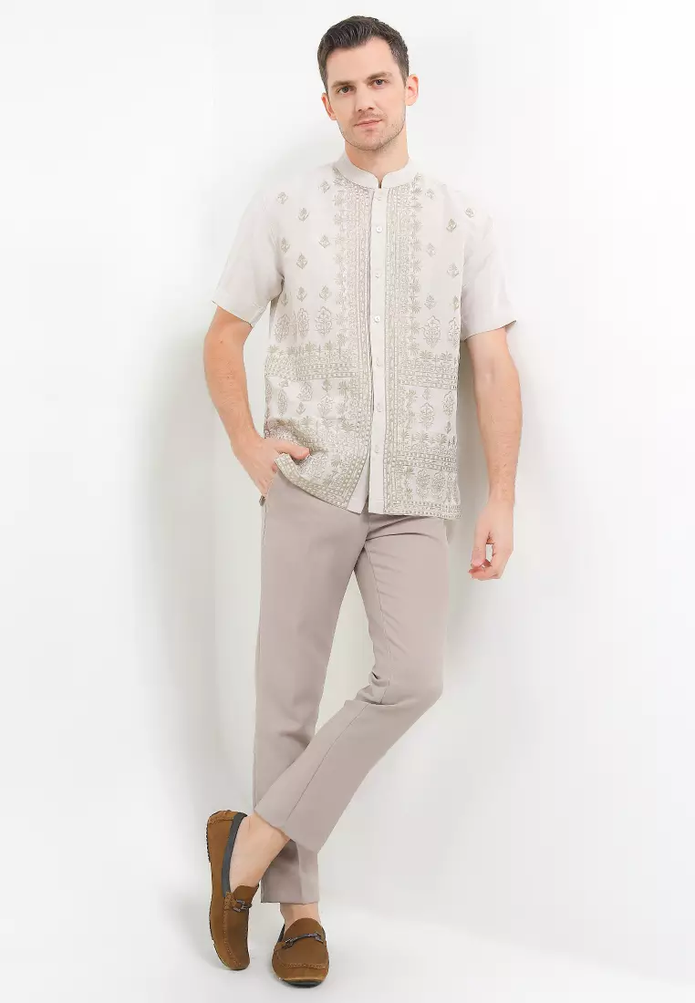 Edam Wedge Short Sleeve Baju Koko