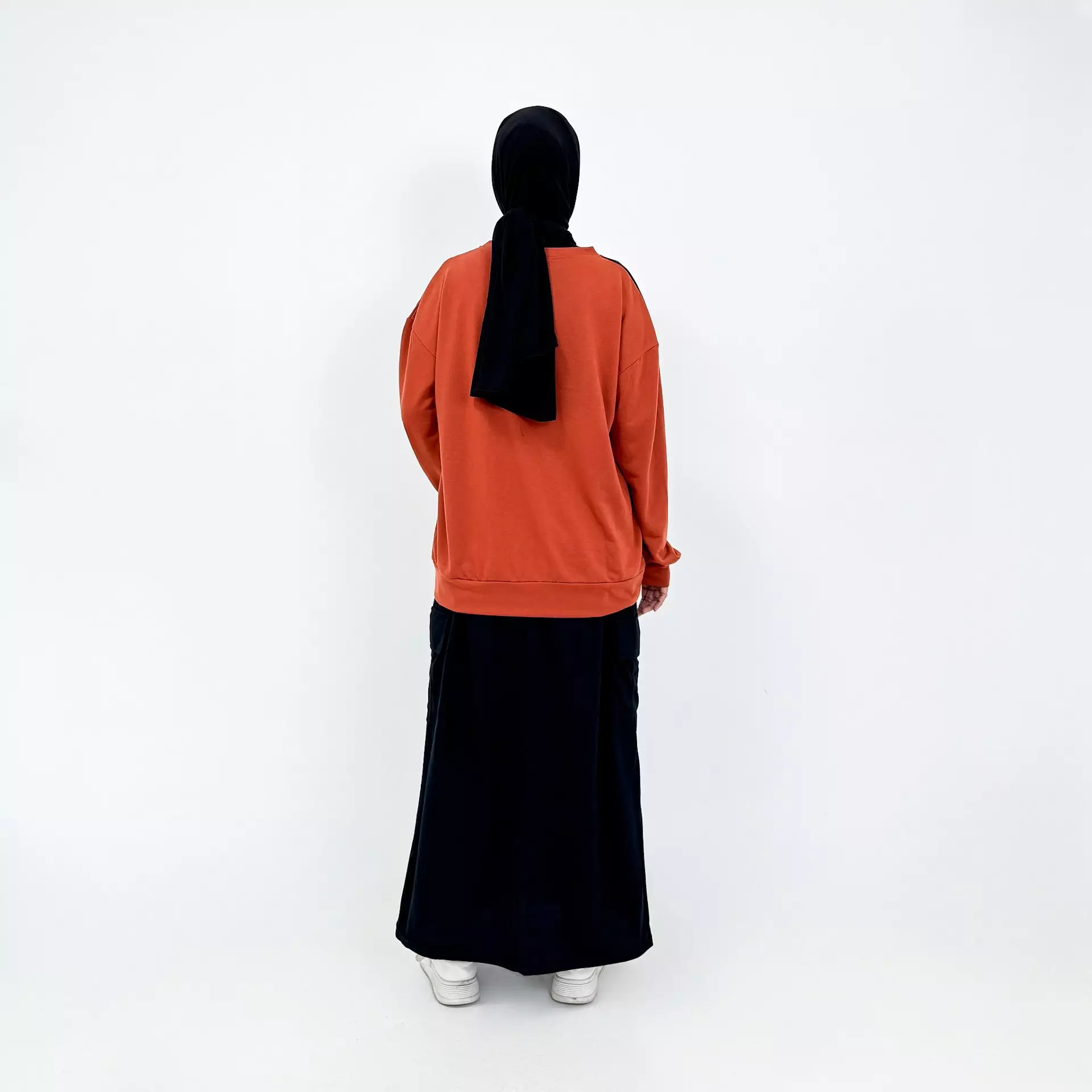 Tissa Set Sporty Skirt | Setelan Training Olahraga Rok Panjang Wanita