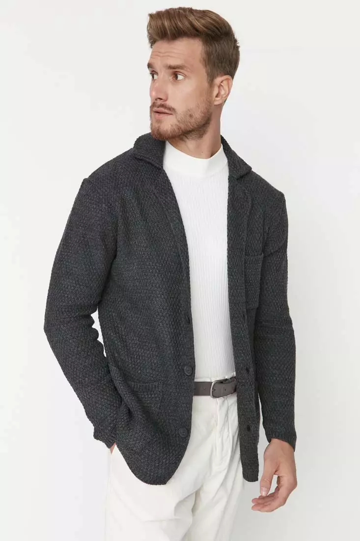 Mens jacket clearance with wool collar