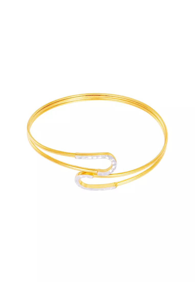 HABIB 925 Silver Bangle 163 OM2 DOUBLE-1