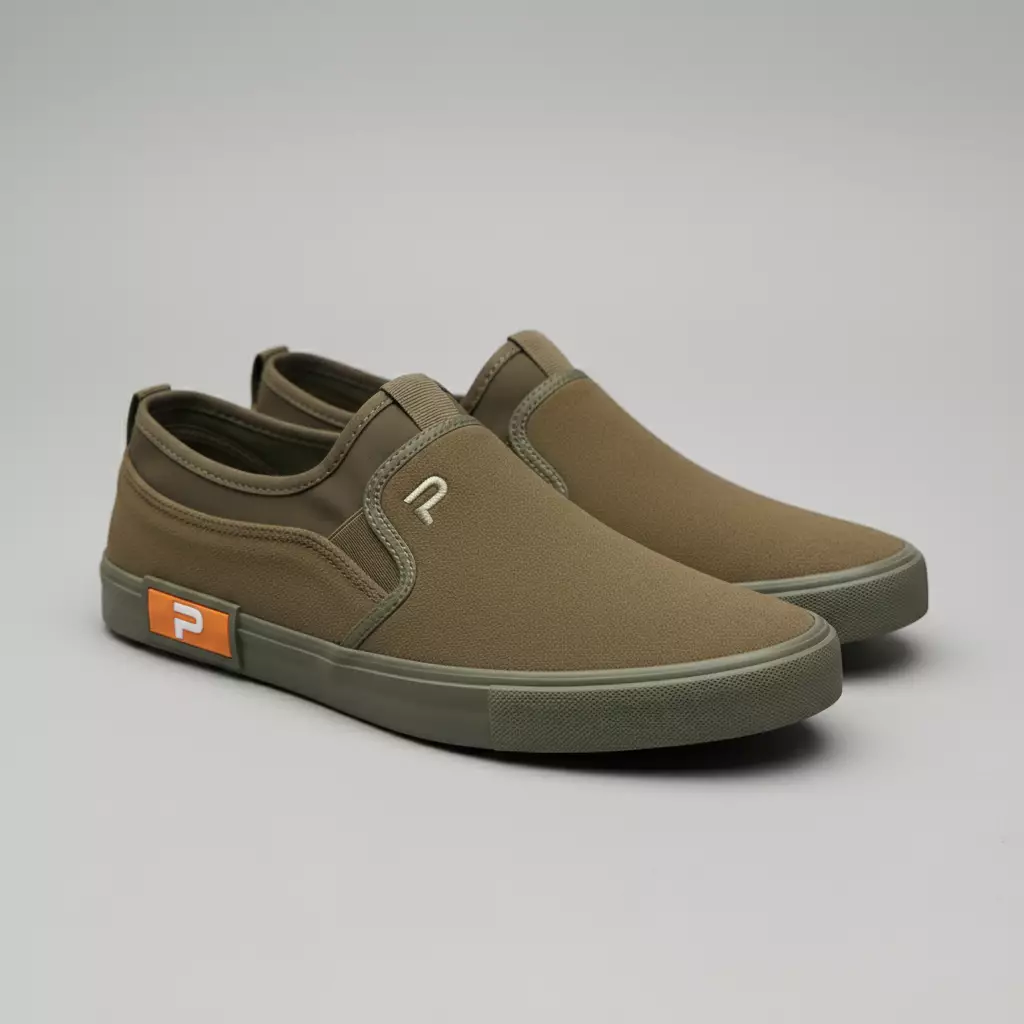 Paulmay Sepatu Slipon Pria Wanita Kyoto - Army