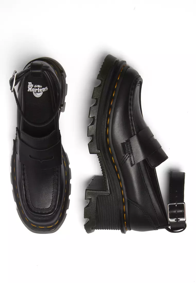 Buy Dr. Martens Corran Wanama Leather Black Loafers Women 2026
