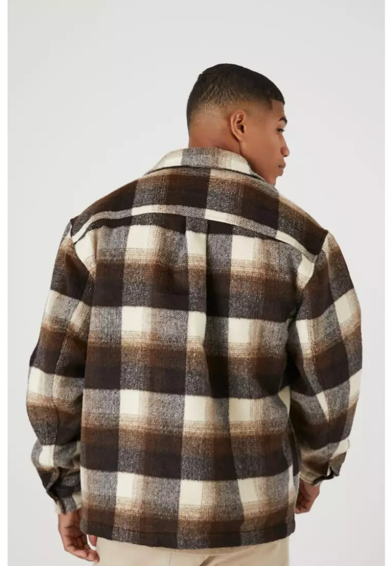 Buy FOREVER 21 Plaid Trucker Jacket 2024 Online ZALORA Philippines