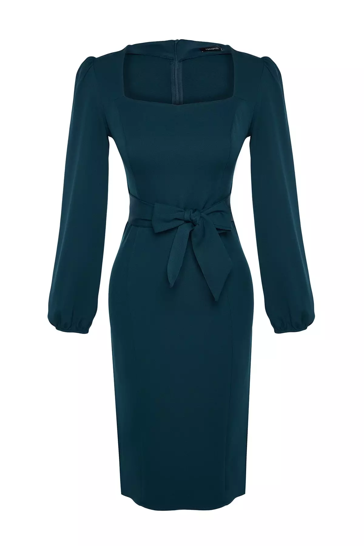 Buy Trendyol Sweetheart Neck Midi Woven Dress 2024 Online | ZALORA ...