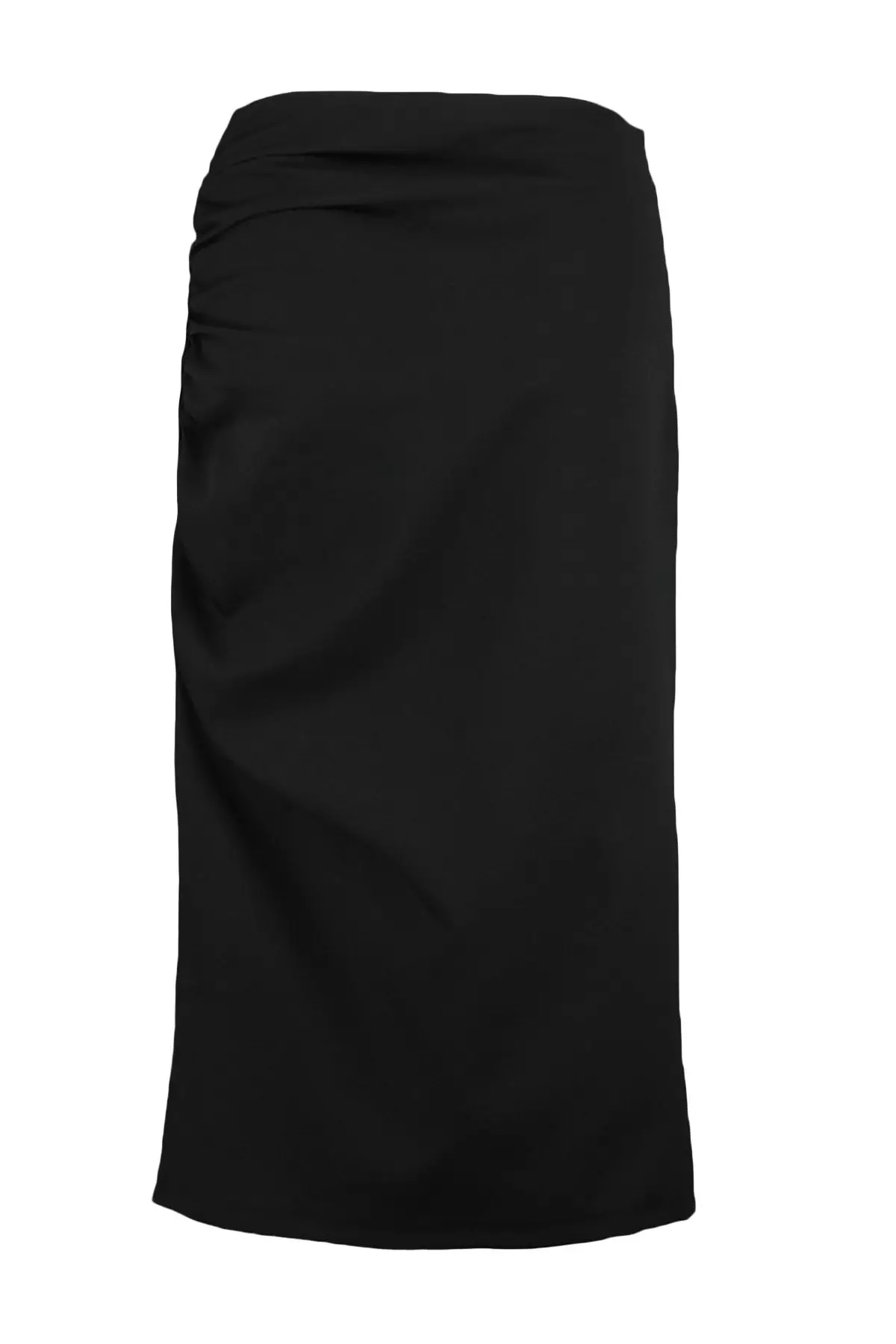 Ruched Midi Skirt