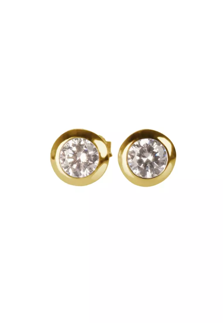 Arden Studs Earrings .40 Carat 18k Gold - Medium