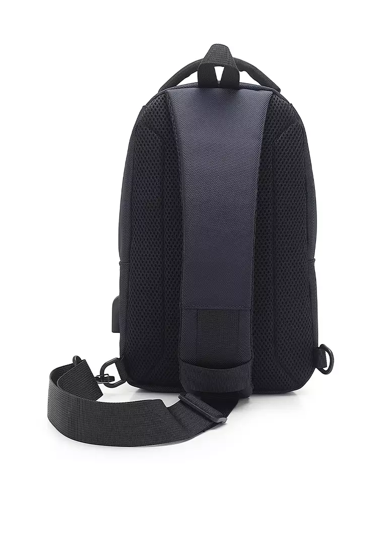 Men's Waist Bag / Belt Bag / Chest Bag (Tas Pinggang / Tas Dada Pria) - Biru