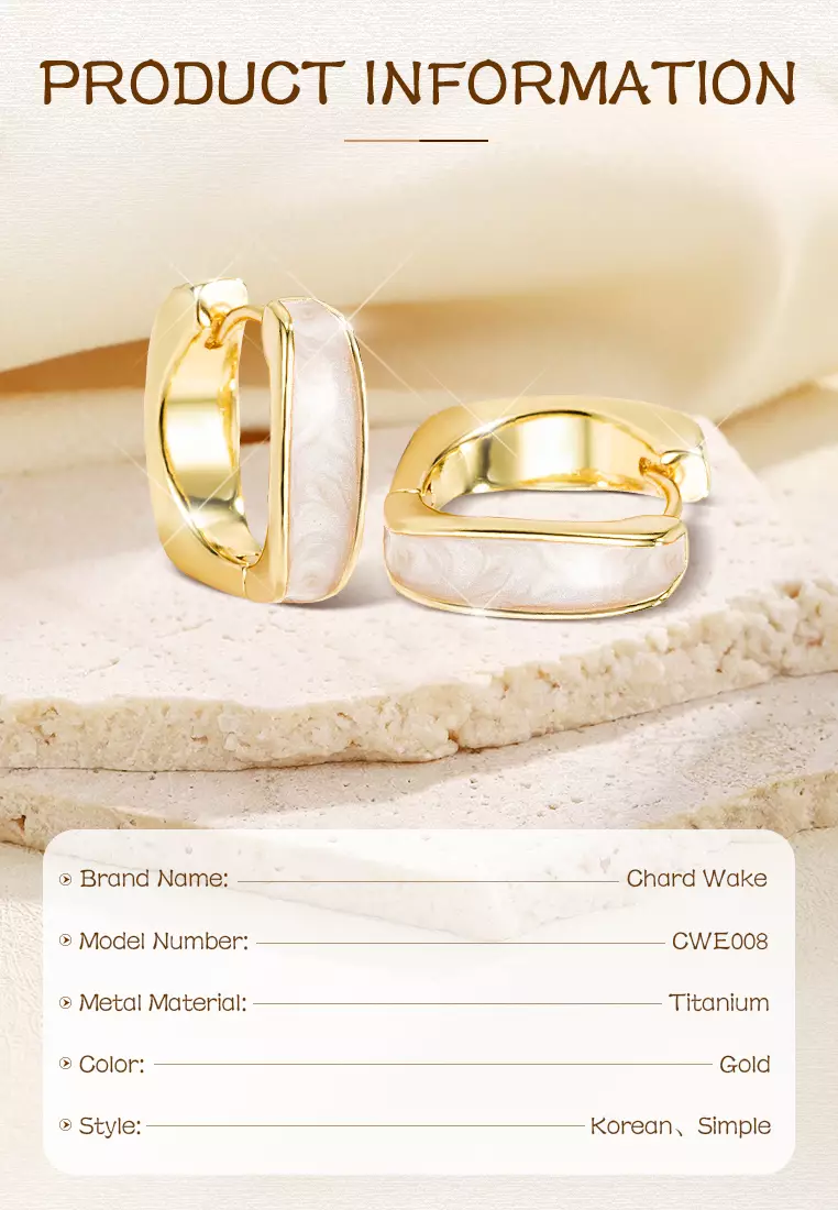 Anting Wanita Titanium Korea Anting Cewek Anti Pudar high quality Kotak Indah COD