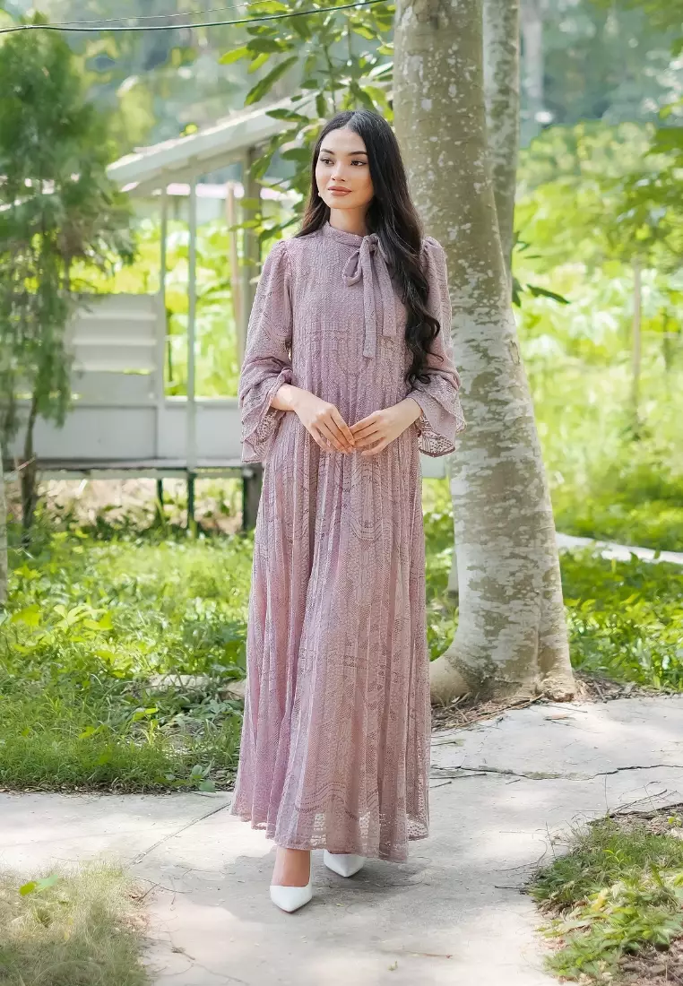 Phylicia Dress - Mauve