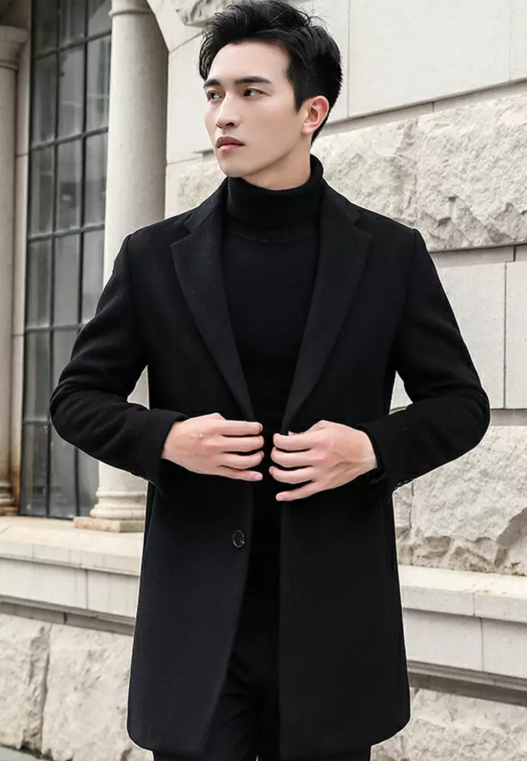 Single-Breasted Striped Wool Blazer 25903