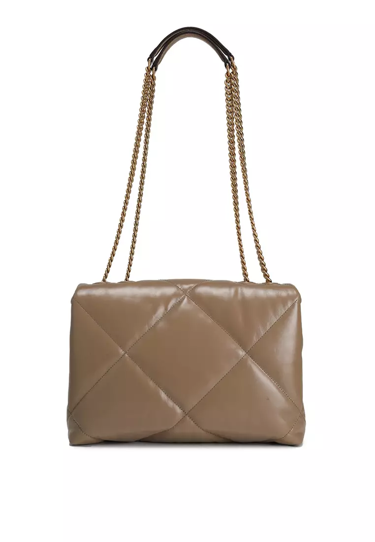 Kira Diamond Quilt Convertible Shoulder Bag (nt)