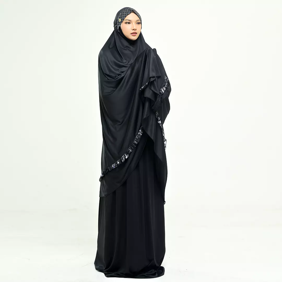 Rabbani - Mukena Dewasa Bundelli Exclusive - Black