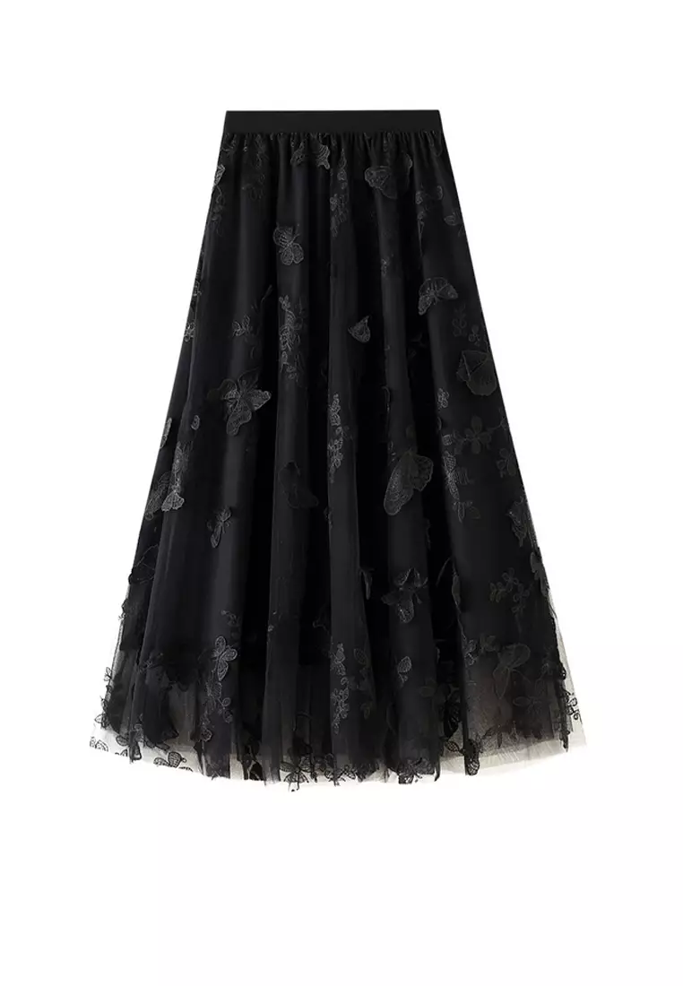 summer lace maxi skirts