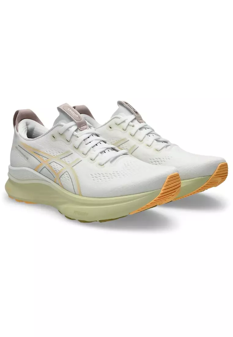GEL-KAYANO 32 (2E WIDE) MEN RUNNING SHOES (WHITE)