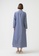 Touche Prive blue Pocket Detailed Poplin Dress 96A07AAB31DE2CGS_2