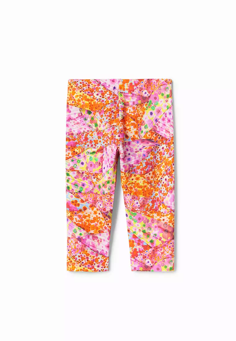 Buy Desigual Desigual Girl Floral capri leggings. 2024 Online