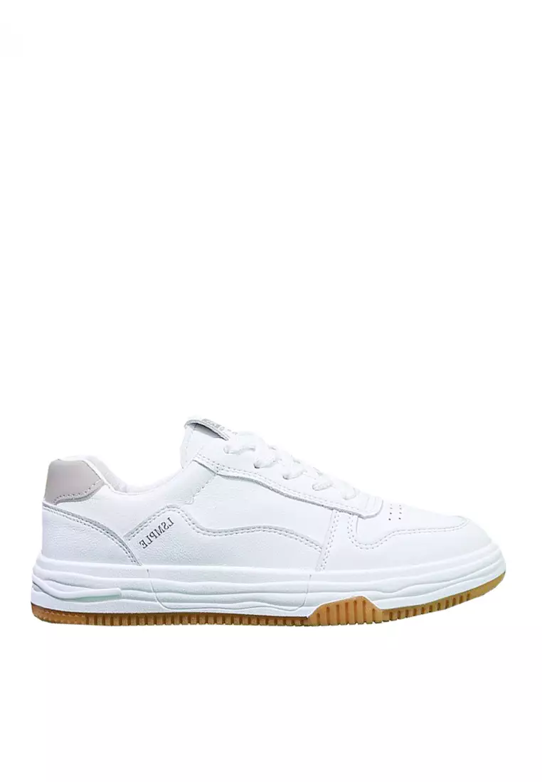 Discount on Twenty Eight Shoes  shoes - SKU: VANSA Simple Synthetic Leather Platform Sneakers VPW-Te01