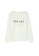 A-IN GIRLS white Simple Crew Neck Printed Sweater T-Shirt DDB31AA52129B0GS_4