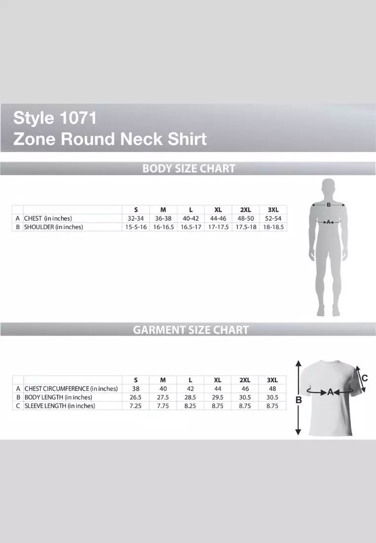 Jockey® 100% Cotton Zone Round Neck Men's T Shirt