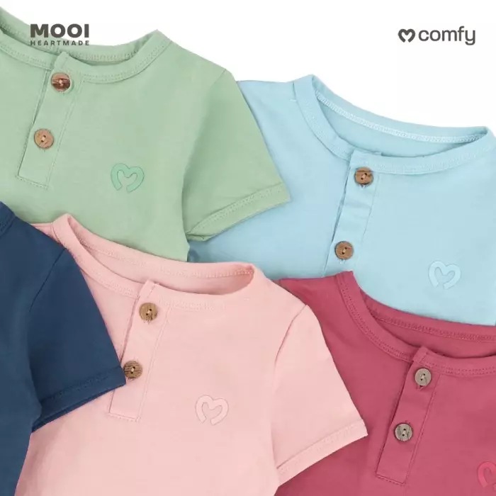 Mooi Jumper Bayi Comfy Baby Basic Romper - Steel Navy